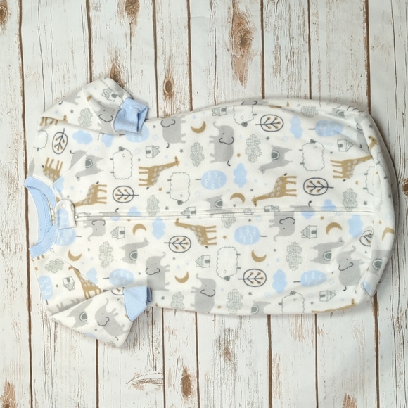 Carter's Just One You Fleece Long Sleeve Gown 0-9M - Picture 1 of 6